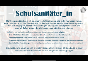 Schulsanitater