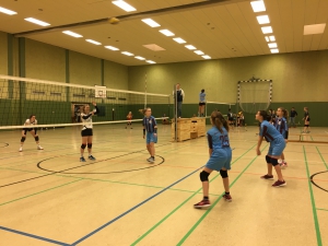 Volleyballerinnen machen mit bei JtfO