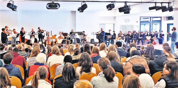 AES-Schüler arrangieren Bach neu