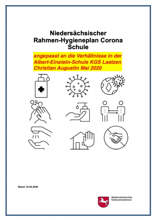 Rahmenhygieneplan in Corona-Zeiten